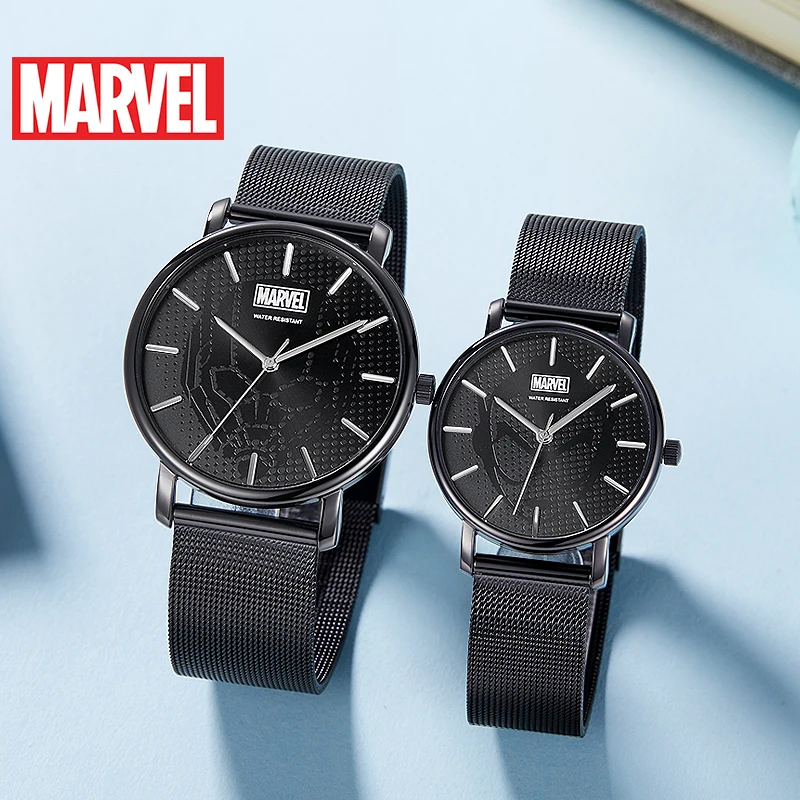 Marvel For Couple Watches Ant-Man Wasp Avengers Japan Quartz Wristwatch Women Male Unisex Sapphire Crystal Lovers New Reloj Homb